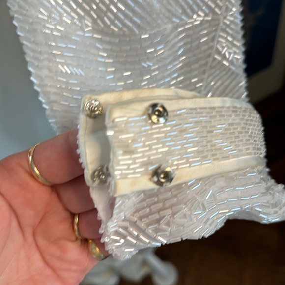 - Stephen Yearick silk column gown. Sequin Bolero. - Picture 12 of 15